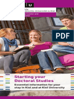 Starting Your Doctoral Studies - Web