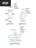 Column, Beam and Footing Section Detail