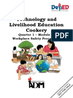 Tle9cookery q1 m16 Workplacesafetyprocedures