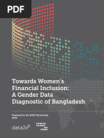 Towards Women's Financial Inclusion: A Gender Data Diagnostic of Bangladesh