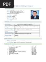 Adel Adel Abd El-Maged Mergawy (Updated CV) PDF