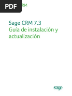 Sage CRM 7.3 Installation and Upgrade Guide - ES