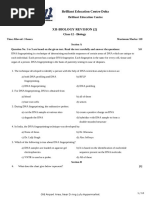 Xii-Biology Cbse Revision 2