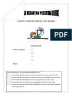 LKPD KD 3.7 Faktor-Faktor Yang Mempengaruhi Laju Reaksi