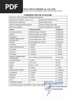 COA Citric Acid M202506