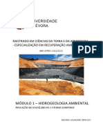 Hidrogeologia 1 - Beatriz Valadeiro