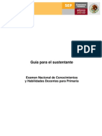 Guía Examen de Oposición Primaria