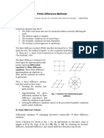 Finite Difference Methods