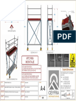 CFPL 01-TM EST25 - Torre Movil 0.73x2.07m H 2.0m+1.0m (B)