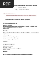 Banco de Preguntas - Defensa Personal