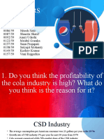 Can You Speculate On One or Two Reasonschanges That May Lead To A Significant Collapse in The Profitability of The Industry