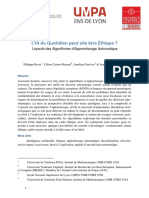 L'IA Du Quotidien Peut Elle Être Éthique ?: Loyauté Des Algorithmes D'apprentissage Automatique