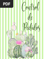 Agenda Cactus Pedidos