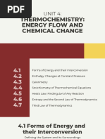 CHM012.UNIT 4 Thermochemistry Energy Flow and Chemical Change