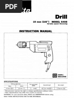 Drill: Instruction Manual