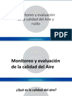 Monitoreo y Evaluación de La Calidad Del Aire