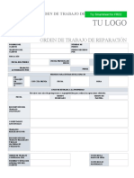 IC Repair Work Order Template 27207 - WORD - ES