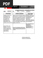 Informe Cumplimiento de Estrategias