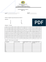 Activity Sheet in ESP 8 Quarter 2