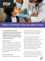 Strep A Infection Guidance For Parents and Carers