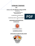 Stock Price Prediction Using LSTM