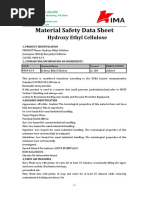 Msds Hydroxyethyl Cellulose Hec