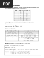 Seminar 1 - Formule