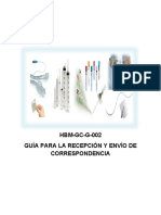 HBM-GC-G-002 Guía para El Envío y Recepción de Correspondencia