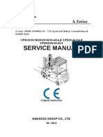 Hangcha A Series 1-5t Electrical Four-Wheel Forklift Truck Service Manual 2019.08