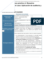 Examen - (APEB2-15%) Caso Práctico 4 - Resuelva Completamente El Caso - Aplicación de Auditoria y Sus Fases - pdfNOTA 10