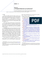 Elastic Recovery of Asphalt Materials by Ductilometer: Standard Test Method For