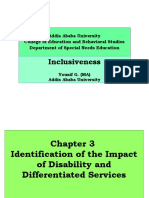 Chapter 3 FINAL Identification of The Impact of Disability & Differentiated