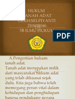 Tugas Hukum Tanah Adat