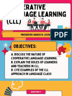 Cooperative Language Learning (CLL)