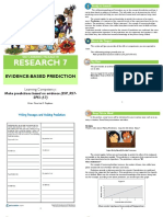 SLM RESEARCH 7 Week 6 Evidence Based Prediction