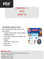 1 Class 11 Mathematics (041) CH 1 (Part A)