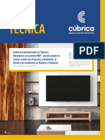 Cubrica - Ficha Tecnica