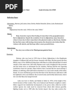 Reflection Paper