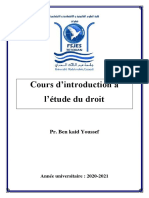 Cours D'introduction À L'étude Du Droit