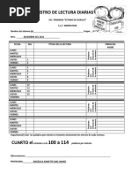 Registro de Lectura Diarias