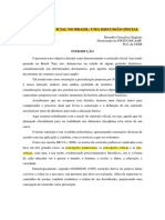 CURRÍCULO OFICIAL NO BRASIL UMA DISCUSSÃO INICIAL - Benedito Goncalves Eugenio