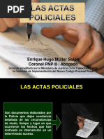 Actas Policiales