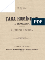 Nicolae Iorga - Tara Rominilor. Volumul 1 - Romania. Partea 1 - Judetul Prahova1