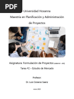 Rubrica de La Tarea 2 Formulacion de Proyectos