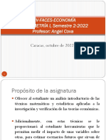 Econometría I (Sem 2-2022)