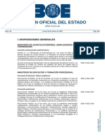 Boletín Oficial Del Estado: I. Disposiciones Generales