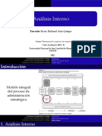 Clase 7 - Formulación Del Planeamiento Estratégico-Análisis Interno