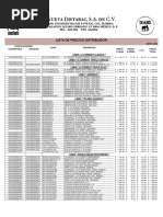 Lista Precios Distribuidor Junio 2022