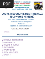 Economie Des Mineraux 1 2021