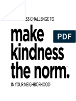 Make Kindness The Norm Neighborhood Challenge